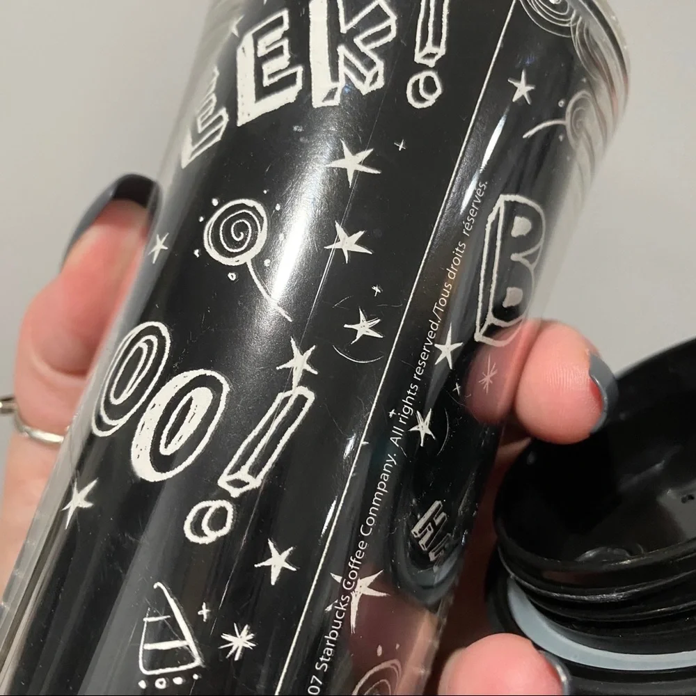 2007 Starbucks Glow In The Dark Halloween Tumbler
